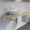 Duravit Plinero top con lavabo D-Neo, 2371400070+PL8202030300000+2#BN000001, Plinero; D-Neo [Mobili da Bagno > Top con Lavabo da Appoggio]