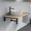 Duravit Plinero top con lavabo D-Neo, 2371400070+PL8202030300000+2#BN000002, Plinero; D-Neo [Mobili da Bagno > Top con Lavabo da Appoggio]