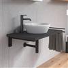 Duravit Plinero top con lavabo D-Neo, 2371400070+PL8202049490000+2#BN000002, Plinero; D-Neo [Mobili da Bagno > Top con Lavabo da Appoggio]