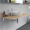 Duravit Plinero top con lavabo D-Neo, 2371400070+PL8204030300000+2#BN000001, Plinero; D-Neo [Mobili da Bagno > Top con Lavabo da Appoggio]