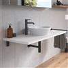 Duravit Plinero top con lavabo D-Neo, 2371400070+PL8204018180000+2#BN000002, Plinero; D-Neo [Mobili da Bagno > Top con Lavabo da Appoggio]