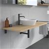 Duravit Plinero top con lavabo D-Neo, 2371400070+PL8204030300000+2#BN000002, Plinero; D-Neo [Mobili da Bagno > Top con Lavabo da Appoggio]