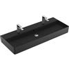 Villeroy & Boch Memento 2.0 lavabo doppio, 4A22C4R7, Memento 2.0 pure black [Lavabi > Lavabi Doppi]