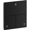 AXOR ShowerSelect ID valvola di arresto e deviatrice per azionamento delle uscite, 36780670, ShowerSelect ID nero opaco [Rubinetteria Bagno > Rubinetteria Doccia]