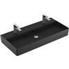 Villeroy & Boch Memento 2.0 lavabo doppio, 4A22A4R7, Memento 2.0 pure black [Lavabi > Lavabi Doppi]