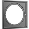 AXOR rosetta di prolunga, squadrata, 13641330, ShowerSelect ID nero cromato [Rubinetteria Bagno > Accessori di Montaggio per Rubinetteria Bagno]
