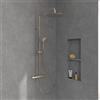 Villeroy & Boch Verve Showers colonna doccia con termostatico, TVS10900500064, Verve Showers nichel spazzolato [Rubinetteria Bagno > Colonne Doccia]