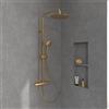 Villeroy & Boch Verve Showers colonna doccia con termostatico, TVS10900500076, Verve Showers oro spazzolato [Rubinetteria Bagno > Colonne Doccia]