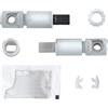 Duravit Happy D.2 set di ammortizzatori per sedile WC, versione lunga, 1004500000, Happy D.2 [WC > Ricambi WC]