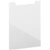 evineo ineo5 frontale anta per mobile La: 42 cm, 1 anta, battuta a destra, con maniglia incassata, BL001354, ineo5 bianco finitura a specchio [Mobili da Bagno > Ricambi per Mobili da Bagno]