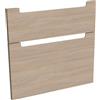 evineo ineo5 set frontale scomparto estraibile per mobile La: 83 cm, per sistema di estrazione Hettich, con 2 scomparti estraibili, con maniglia incassata, BL000891, ineo5 rovere [Mobili da Bagno > Ricambi per Mobili da Bagno]