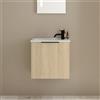 Burgbad Eqio slim lavabo in ceramica con mobile, SGZJ052F3180C0001G0200, Eqio [Mobili da Bagno > Mobili da Bagno con Lavabo Integrato]