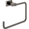 Grohe Essentials Cube anello portasciugamani, 40510AL1, Essentials Cube hard graphite spazzolato [Accessori Bagno > Portasciugamani]
