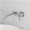 neoro FC miscelatore lavabo in acciaio inox, incasso a parete,, BN0702FCBS, FC acciaio inox spazzolato [Rubinetteria Bagno > Rubinetteria Lavabo]