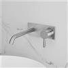 neoro FC miscelatore lavabo in acciaio inox, incasso a parete,, BN0703FCBS, FC acciaio inox spazzolato [Rubinetteria Bagno > Rubinetteria Lavabo]