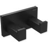 Hewi System 900 Q gancio portasciugamani, 900Q90.00260 DC, System 900 Q nero opaco [Accessori Bagno > Portasciugamani]