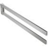 Hewi System 900 Q asta portasciugamani, 900Q09.000XA, System 900 Q acciaio inox spazzolato [Accessori Bagno > Portasciugamani]