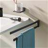 Hewi System 900 Q asta portasciugamani, 900Q09.00060 DC, System 900 Q nero opaco [Accessori Bagno > Portasciugamani]