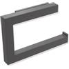 Hewi System 900 Q porta rotolo, 900Q21.00060 SC, System 900 Q grigio scuro opaco [Accessori Bagno > Porta Rotolo]