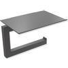 Hewi System 900 Q porta rotolo, 900Q21.00260 SC, System 900 Q grigio scuro opaco [Accessori Bagno > Porta Rotolo]
