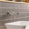 hansgrohe LivaFine rubinetto lavabo a parete, 72500000+PR2100CR, LivaFine cromo [Rubinetteria Bagno > Rubinetteria Lavabo]