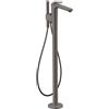 AXOR Citterio C rubinetto vasca a pavimento, miscelatore monocomando, 49440340, Citterio C nero cromato spazzolato [Rubinetteria Bagno > Rubinetteria Vasca]