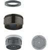 Grohe aeratore, filettatura maschio, M24 x 1, 13941AL0, Universal hard graphite spazzolato [Rubinetteria Bagno > Ricambi Rubinetteria Bagno]