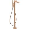 AXOR Citterio C rubinetto vasca a pavimento Cubic cut miscelatore monocomando, 49441310, Cubic cut Citterio C oro rosso spazzolato [Rubinetteria Bagno > Rubinetteria Vasca]