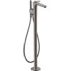 AXOR Citterio C rubinetto vasca a pavimento Cubic cut miscelatore monocomando, 49441330, Cubic cut Citterio C nero cromato [Rubinetteria Bagno > Rubinetteria Vasca]
