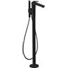 AXOR Citterio C rubinetto vasca a pavimento Cubic cut miscelatore monocomando, 49441670, Cubic cut Citterio C nero opaco [Rubinetteria Bagno > Rubinetteria Vasca]