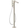 AXOR Citterio C rubinetto vasca a pavimento Cubic cut miscelatore monocomando, 49441800, Cubic cut Citterio C acciaio inox spazzolato [Rubinetteria Bagno > Rubinetteria Vasca]