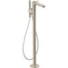 AXOR Citterio C rubinetto vasca a pavimento Cubic cut miscelatore monocomando, 49441820, Cubic cut Citterio C nichel spazzolato [Rubinetteria Bagno > Rubinetteria Vasca]