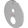 Mariner Eden coaxial ricambio copertura per termostatico rotondo per 3 uscite, RIC0015T3C-CS, Eden coaxial cromo spazzolato [Rubinetteria Bagno > Ricambi Rubinetteria Bagno]