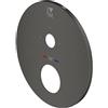 Mariner Eden coaxial ricambio copertura per termostatico rotondo per 3 uscite, RIC0015T3C-GM, Eden coaxial antracite spazzolato [Rubinetteria Bagno > Ricambi Rubinetteria Bagno]