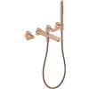 AXOR Citterio C rubinetto vasca da incasso Cubic cut miscelatore a due comandi, 49481300, Cubic cut Citterio C oro rosso [Rubinetteria Bagno > Rubinetteria Vasca]