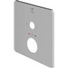 Mariner Eden coaxial ricambio copertura per termostatico squadrato per 2 uscite, RIC0015Q2C-CS, Eden coaxial cromo spazzolato [Rubinetteria Bagno > Ricambi Rubinetteria Bagno]