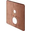 Mariner Eden coaxial ricambio copertura per termostatico squadrato per 3 uscite, RIC0015Q3C-RS, Eden coaxial rame opaco vintage [Rubinetteria Bagno > Ricambi Rubinetteria Bagno]