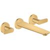 AXOR Citterio C rubinetto vasca da incasso Cubic cut miscelatore a due comandi, 49483250, Cubic cut Citterio C oro spazzolato [Rubinetteria Bagno > Rubinetteria Vasca]
