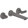 AXOR Citterio C rubinetto vasca da incasso Cubic cut miscelatore a due comandi, 49483340, Cubic cut Citterio C nero cromato spazzolato [Rubinetteria Bagno > Rubinetteria Vasca]