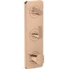 AXOR Citterio C rubinetto doccia da incasso con termostatico Cubic cut, 49701300, Cubic cut Citterio C oro rosso [Rubinetteria Bagno > Rubinetteria Doccia]