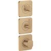AXOR Citterio C rubinetto doccia da incasso con termostatico Cubic cut, 49711300, Cubic cut Citterio C oro rosso [Rubinetteria Bagno > Rubinetteria Doccia]