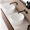 Scarabeo Skinny lavabo da appoggio, 540741BK, Skinny bianco opaco [Lavabi > Lavabi da Appoggio]