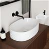 Scarabeo Skinny lavabo da appoggio, 5408BK, Skinny bianco [Lavabi > Lavabi da Appoggio]