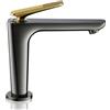 AXOR Citterio C rubinetto lavabo Cubic cut CoolStart, 49041330, Cubic cut Citterio C nero cromato [Rubinetteria Bagno > Rubinetteria Lavabo]