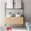 Scarabeo Skinny lavabo da appoggio, 541041BK, Skinny bianco opaco [Lavabi > Lavabi da Appoggio]