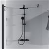 Ideal Standard Ceratherm T25+ colonna doccia con termostatico, A7212XG, Ceratherm T25+ silk black [Rubinetteria Bagno > Colonne Doccia]