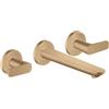 AXOR Citterio C rubinetto lavabo a parete Cubic cut, 49071140, Cubic cut Citterio C bronzo spazzolato [Rubinetteria Bagno > Rubinetteria Lavabo]