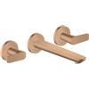 AXOR Citterio C rubinetto lavabo a parete Cubic cut, 49071310, Cubic cut Citterio C oro rosso spazzolato [Rubinetteria Bagno > Rubinetteria Lavabo]