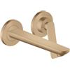 AXOR Citterio C rubinetto lavabo a parete, 49110140, Citterio C bronzo spazzolato [Rubinetteria Bagno > Rubinetteria Lavabo]