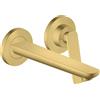 AXOR Citterio C rubinetto lavabo a parete, 49110950, Citterio C ottone spazzolato [Rubinetteria Bagno > Rubinetteria Lavabo]